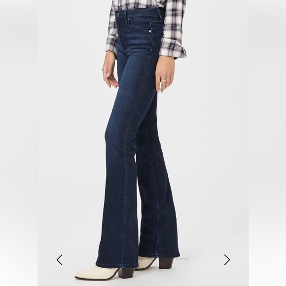 PAIGE 27 High Rise Manhattan Bootcut Jeans great preloved condition! - Picture 2 of 13